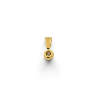 Brillantanhänger aus 750 Gelbgold, nachhaltiger second-hand Schmuck perfekt aufgearbeitet