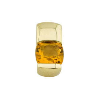 Anhänger aus 585 Gelbgold mit Citrin, nachhaltiger second hand Schmuck perfekt aufgearbeitet