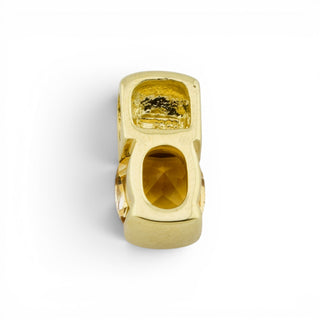 Anhänger aus 585 Gelbgold mit Citrin, nachhaltiger second hand Schmuck perfekt aufgearbeitet