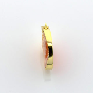 Anhänger aus 585 Gelbgold mit Kamee/Gemme, nachhaltiger second hand Schmuck perfekt aufgearbeitet