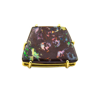 Anhänger aus 585 Gelbgold mit Opal, nachhaltiger second hand Schmuck perfekt aufgearbeitet