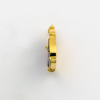 Anhänger aus 585 Gelbgold mit Opal und Brillant, nachhaltiger second hand Schmuck perfekt aufgearbeitet