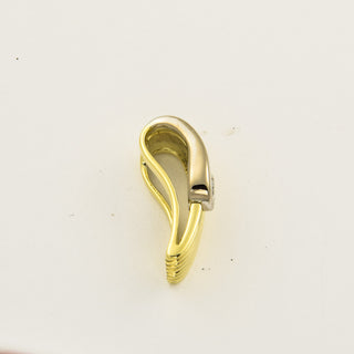 Anhänger aus 585 Gelb- und Weißgold mit Brillant, nachhaltiger second hand Schmuck perfekt aufgearbeitet