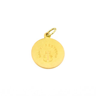Anhänger Jesus aus 750 Gelbgold, nachhaltiger second hand Schmuck perfekt aufgearbeitet
