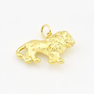 Anhänger Löwe aus 585 Gelbgold, nachhaltiger second hand Schmuck perfekt aufgearbeitet