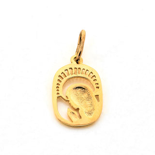 Anhänger Madonna aus 585 Roségold, nachhaltiger second hand Schmuck perfekt aufgearbeitet