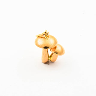 Anhänger Pilze aus 750 Rosegold, nachhaltiger second hand Schmuck perfekt aufgearbeitet