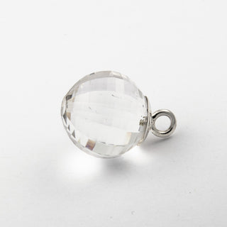 Anhänger aus 925 Silber mit Bergkristall, nachhaltiger second hand Schmuck perfekt aufgearbeitet