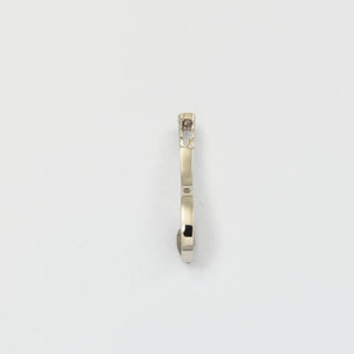 Anhänger Tennisschläger aus 585 Weißgold, nachhaltiger second hand Schmuck perfekt aufgearbeitet