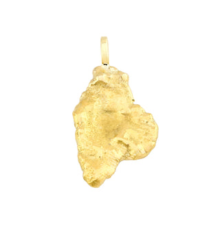 Anhänger Nugget aus 750 Gelbgold, nachhaltiger second hand Schmuck perfekt aufgearbeitet