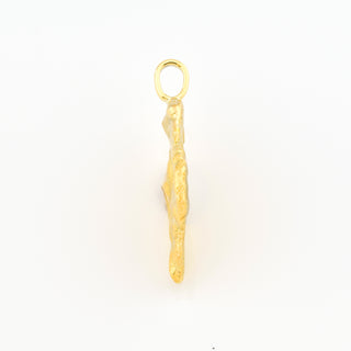 Anhänger Nugget aus 750 Gelbgold, nachhaltiger second hand Schmuck perfekt aufgearbeitet