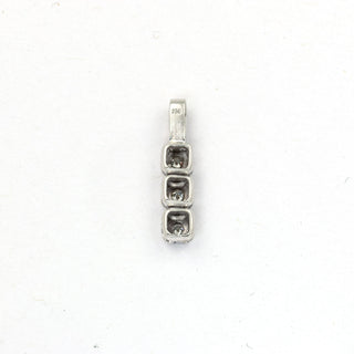 Brillantanhänger aus 750 Weißgold, nachhaltiger second hand Schmuck perfekt aufgearbeitet