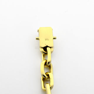Ankerarmband aus 585 Gelbgold, nachhaltiger second hand Schmuck perfekt aufgearbeitet