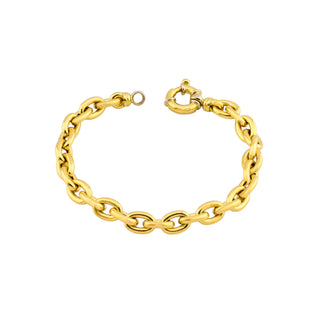 Ankerarmband aus 750 Gelbgold, nachhaltiger second-hand Schmuck perfekt aufgearbeitet