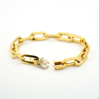 Ankerarmband aus 585 Gelbgold, nachhaltiger second hand Schmuck perfekt aufgearbeitet