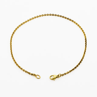 Ankerarmband aus 750 Gelbgold, nachhaltiger second hand Schmuck perfekt aufgearbeitet