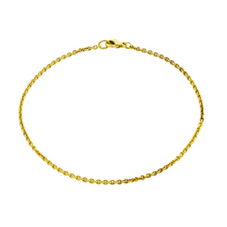 Ankerarmband aus 750 Gelbgold, nachhaltiger second hand Schmuck perfekt aufgearbeitet