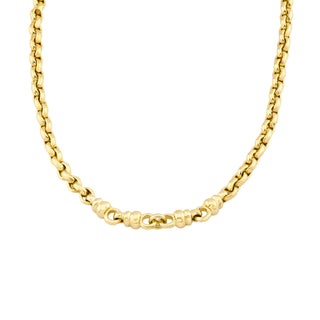 Ankerkette aus 585 Gelbgold, nachhaltiger second hand Schmuck perfekt aufgearbeitet