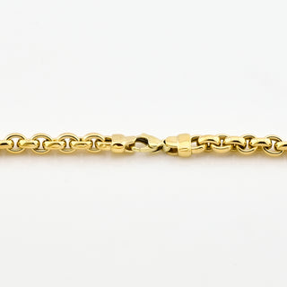 Ankerkette aus 585 Gelbgold, nachhaltiger second hand Schmuck perfekt aufgearbeitet