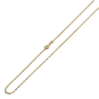 Ankerkette aus 585 Gelbgold, nachhaltiger second-hand Schmuck perfekt aufgearbeitet