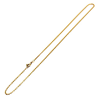 Ankerkette aus 585 Gelbgold, nachhaltiger second-hand Schmuck perfekt aufgearbeitet