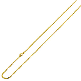 Ankerkette aus 750 Gelbgold, nachhaltiger second hand Schmuck perfekt aufgearbeitet