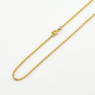 Ankerkette aus 585 Gelbgold, nachhaltiger second hand Schmuck perfekt aufgearbeitet