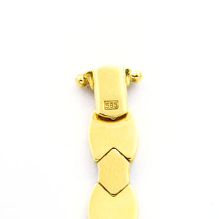 Armband aus 585 Gelb- und Weißgold, nachhaltiger second hand Schmuck perfekt aufgearbeitet