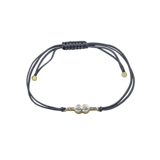 Diamantarmband aus 585 Gelb- und Weißgold, nachhaltiger second hand Schmuck perfekt aufgearbeitet