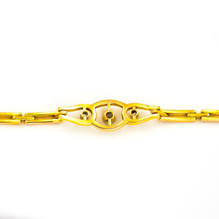Brillantarmband aus 585 Gelb- und Weißgold, nachhaltiger second hand Schmuck perfekt aufgearbeitet