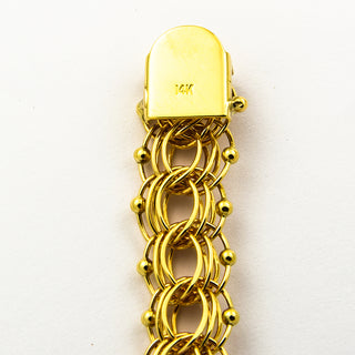 Armband aus 585 Gelbgold, 20cm, nachhaltiger second hand Schmuck perfekt aufgearbeitet