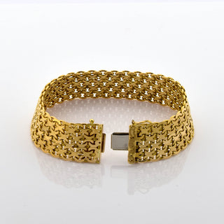 Armband aus 750 Gelbgold, nachhaltiger second hand Schmuck perfekt aufgearbeitet