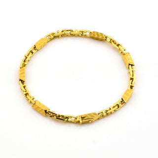 Armband aus 750 Gelbgold, nachhaltiger second hand Schmuck perfekt aufgearbeitet