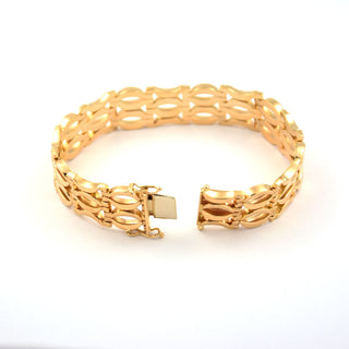 Armband aus 750 Gelbgold, nachhaltiger second hand Schmuck perfekt aufgearbeitet