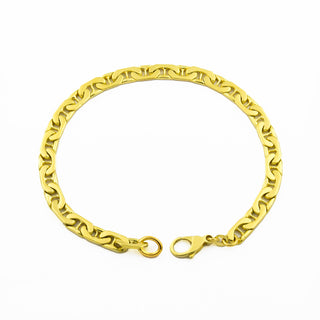 Armband aus 585 Gelbgold, 23cm, nachhaltiger second hand Schmuck perfekt aufgearbeitet