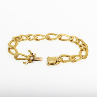 Armband aus 585 Gelbgold, nachhaltiger second hand Schmuck perfekt aufgearbeitet