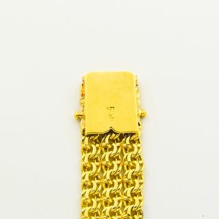 Armband aus 585 Gelbgold, nachhaltiger second hand Schmuck perfekt aufgearbeitet