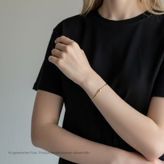 Armband aus 585 Gelbgold, nachhaltiger second-hand Schmuck perfekt aufgearbeitet