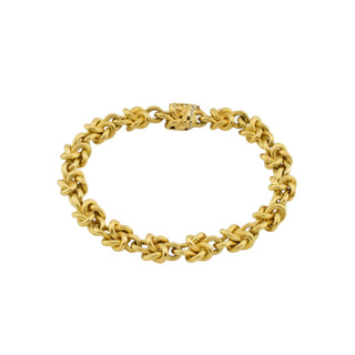 Armband aus 750 Gelbgold, nachhaltiger second-hand Schmuck perfekt aufgearbeitet