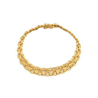 Armband aus 750 Gelbgold, nachhaltiger second-hand Schmuck perfekt aufgearbeitet