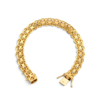 Armband aus 750 Gelbgold, nachhaltiger second-hand Schmuck perfekt aufgearbeitet