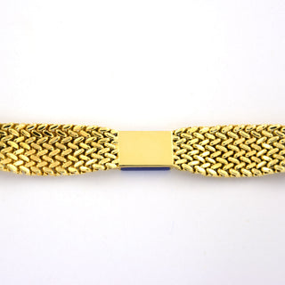 Armband aus 585 Gelbgold mit Lapislazuli, nachhaltiger second hand Schmuck perfekt aufgearbeitet