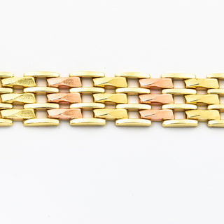 Armband aus 585 Gelb- und Rotgold, nachhaltiger second hand Schmuck perfekt aufgearbeitet