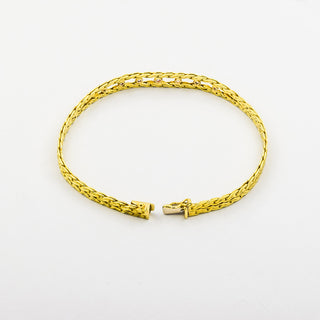 Rubinarmband aus 585 Gelb- und Weißgold, nachhaltiger second hand Schmuck perfekt aufgearbeitet