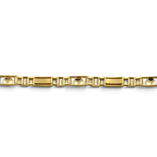 Armband aus 585 Gelb- und Weißgold, nachhaltiger second-hand Schmuck perfekt aufgearbeitet