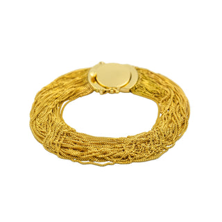 Armband aus 750 Gelbgold, nachhaltiger second hand Schmuck perfekt aufgearbeitet
