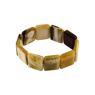 Armband aus Hornstein, nachhaltiger second-hand Schmuck perfekt aufgearbeitet