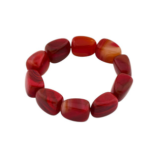 Armband mit Karneol, nachhaltiger second-hand Schmuck perfekt aufgearbeitet