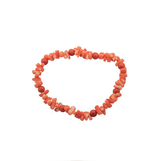 Armband mit Koralle, nachhaltiger second hand Schmuck perfekt aufgearbeitet