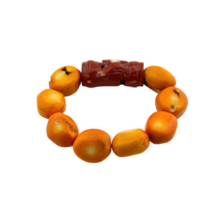 Korallenarmband Lama, nachhaltiger second-hand Schmuck perfekt aufgearbeitet
